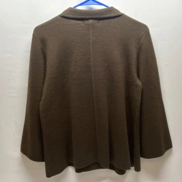 Style & Co Women's Double Breasted Cardigan Sweater Small Coffee Brown $69 NWT - Picture 2 of 7